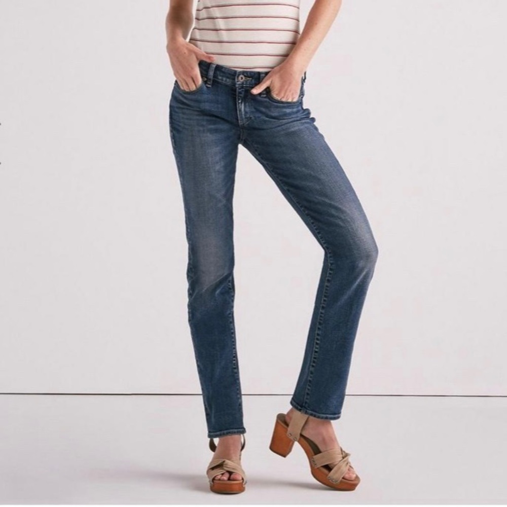 Lucky Brand Mid-Rise Classic Straight Jeans